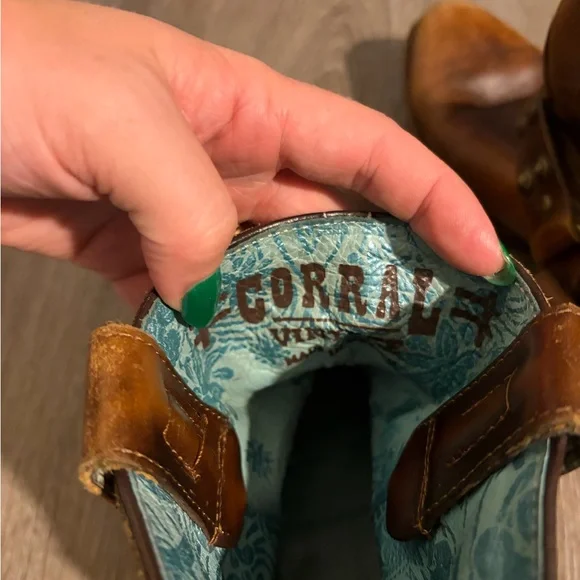 Coral Brown Leather Ankle Boots - Picture 5 of 7